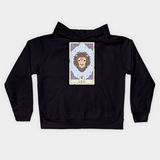 Leo card Kids Hoodie